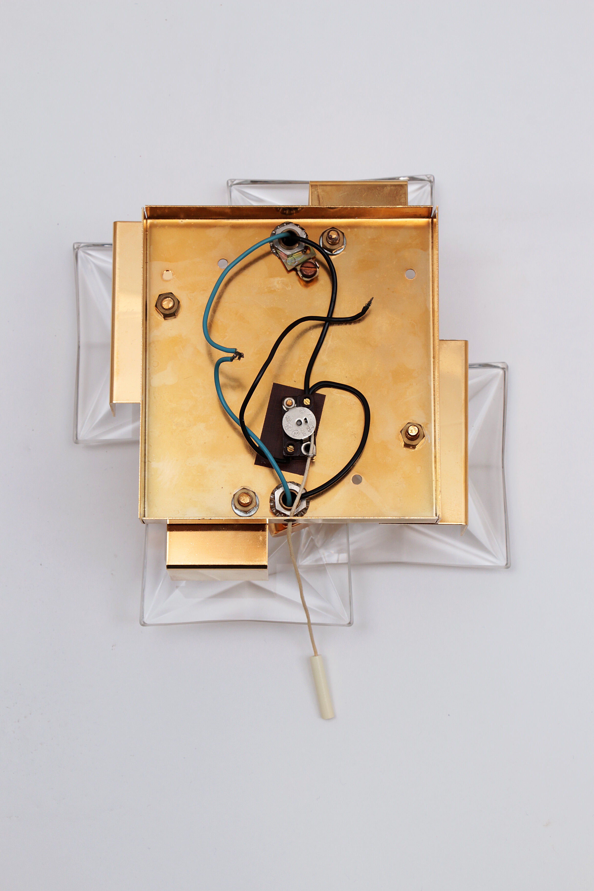 Kinkeldey wall lamp Gold-Plated Germany 1970