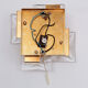 Kinkeldey wall lamp Gold-Plated Germany 1970