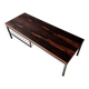 Mid-century design coffee table in rosewood from the 1960s.