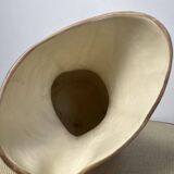 Ceramic vase in wood style by Grandjean Jourdan in Vallauris