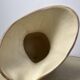 Ceramic vase in wood style by Grandjean Jourdan in Vallauris