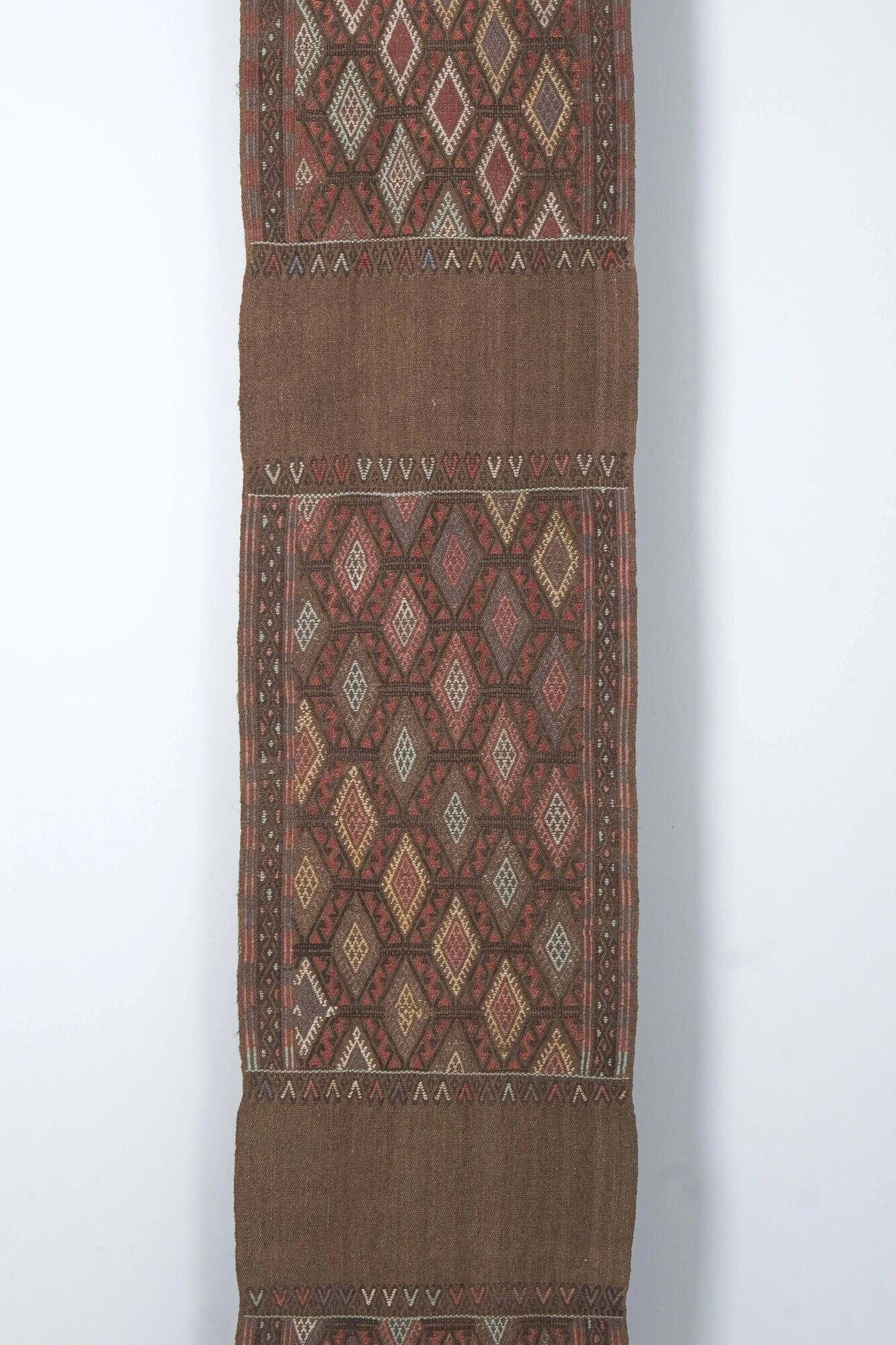 Tapis de couloir turc vintage