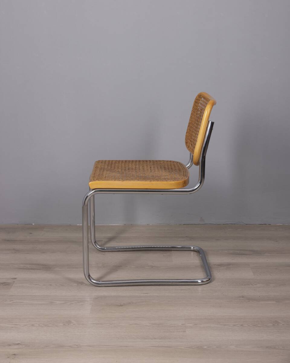 SET OF 4 VINTAGE CHAIRS FROM THE 1960S, CESCA MODEL, DESIGNED BY MARCEL BRE