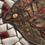 Table ronde en mosaïque