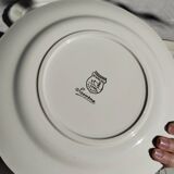 6 flat plates “Saverne” Saint Amand