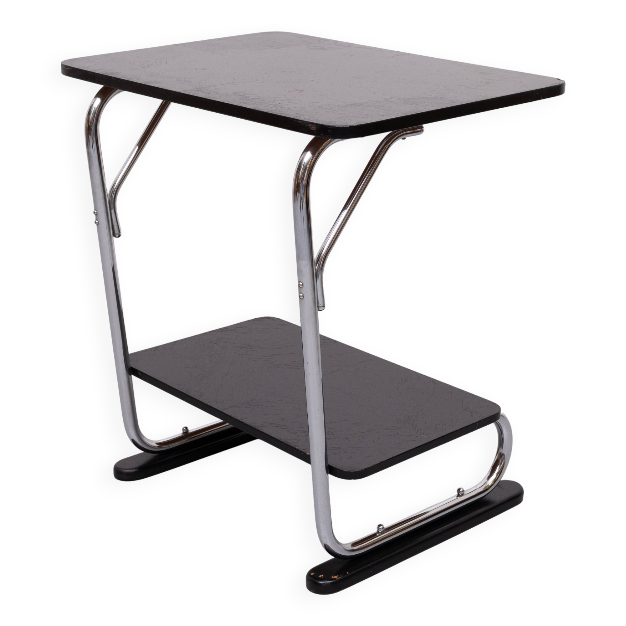 Bauhaus Chrome tube Tray Table 1930s Germany