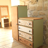 Asymmetrical cabinet