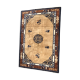 Tapis ancien point noué style chinois 204x310cm