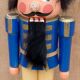 Old authentic wooden nutcracker German handmade