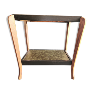 Guéridon art déco chêne