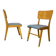 Chaises de salle à manger en hêtre modernistes du milieu du siècle, années 1950, lot de 2