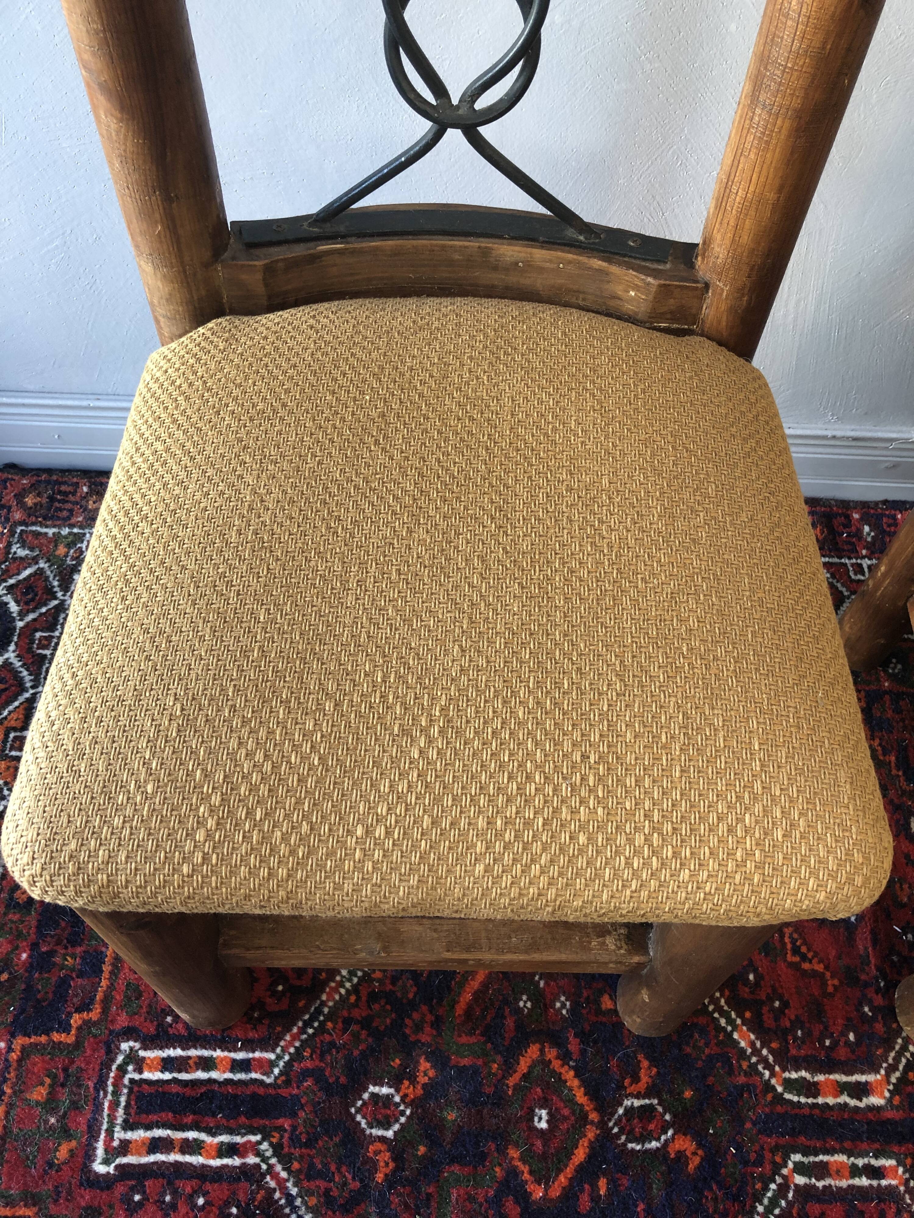Duo of chairs brutalist style