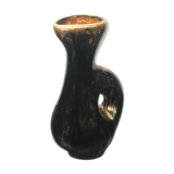 Pichet Vallauris tess céramique noire & dorée vintage