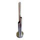 Organ vase with 3 chrome metal soliflores from the 70s