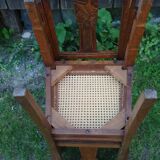 Rococo-style oak chairs (6)