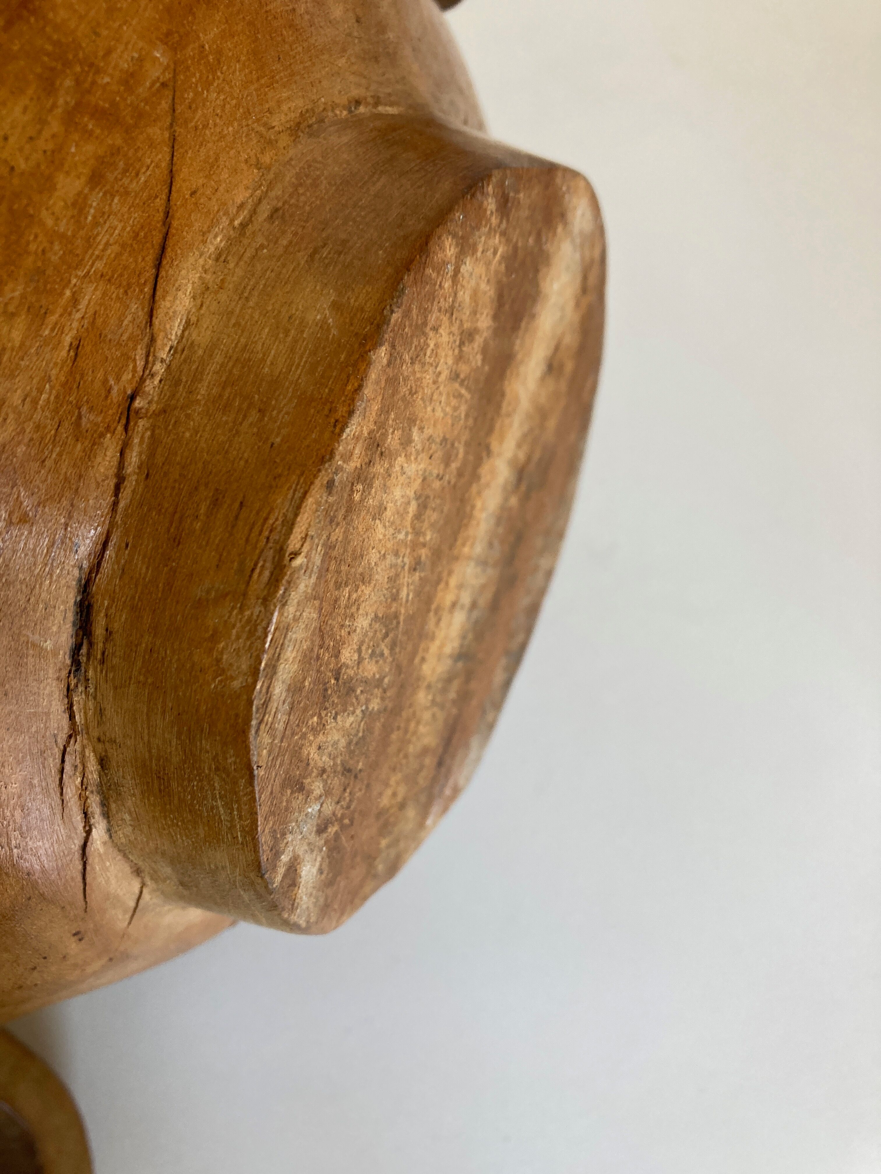 Modernist monoxyl wood cut 1960