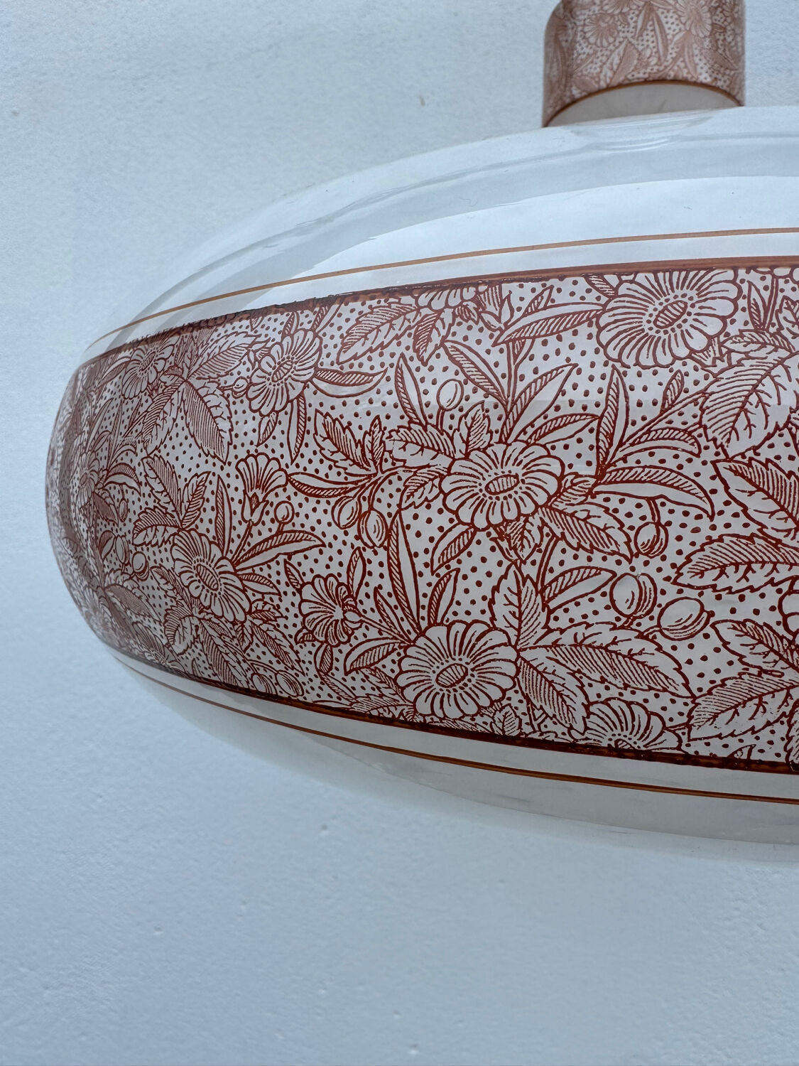 Art Deco glass lustre Czechoslovakia
