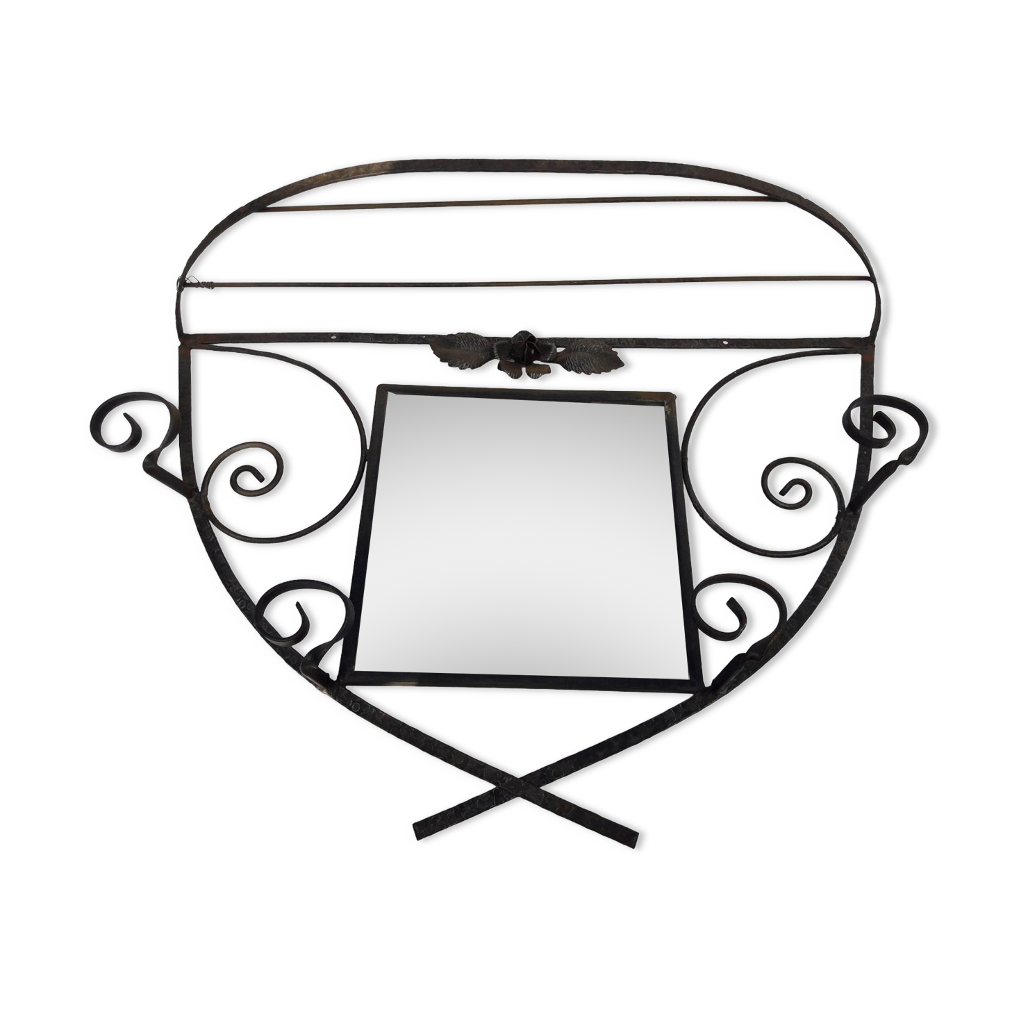 Miroir portemanteau, 60x41 cm