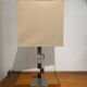 Vintage space age modernist chrome lamp circa 1970