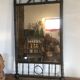 Turned wood mirror 54x95cm