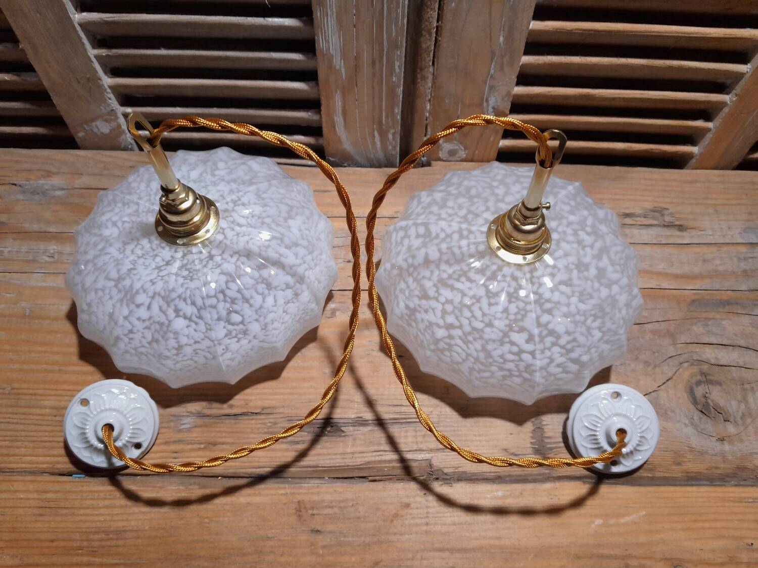 Clichy glass pendant lights