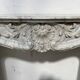 Louis XV style white Carrara marble fireplace, 19th century.