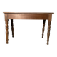 Vintage solid wood desk table - Elegant turned legs