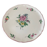 Plat à tarte en faïence de Luneville KG