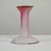 Full Lead Crystal Candle holder by Hanne Dreutler for Studio Åhus, Sweden, 1980
