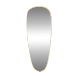 Vintage Rockabilly Freeform Mirror Gold Fifties