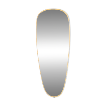 Vintage Rockabilly Freeform Mirror Gold Fifties