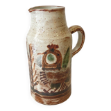 Ceramic pitcher Le Mûrier