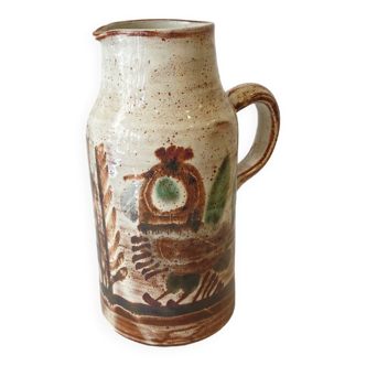 Ceramic pitcher Le Mûrier