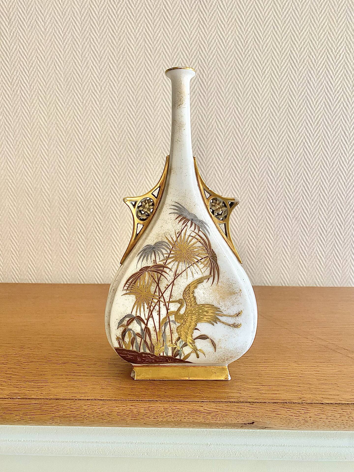 Ancient royal Worcester vase England 19th century