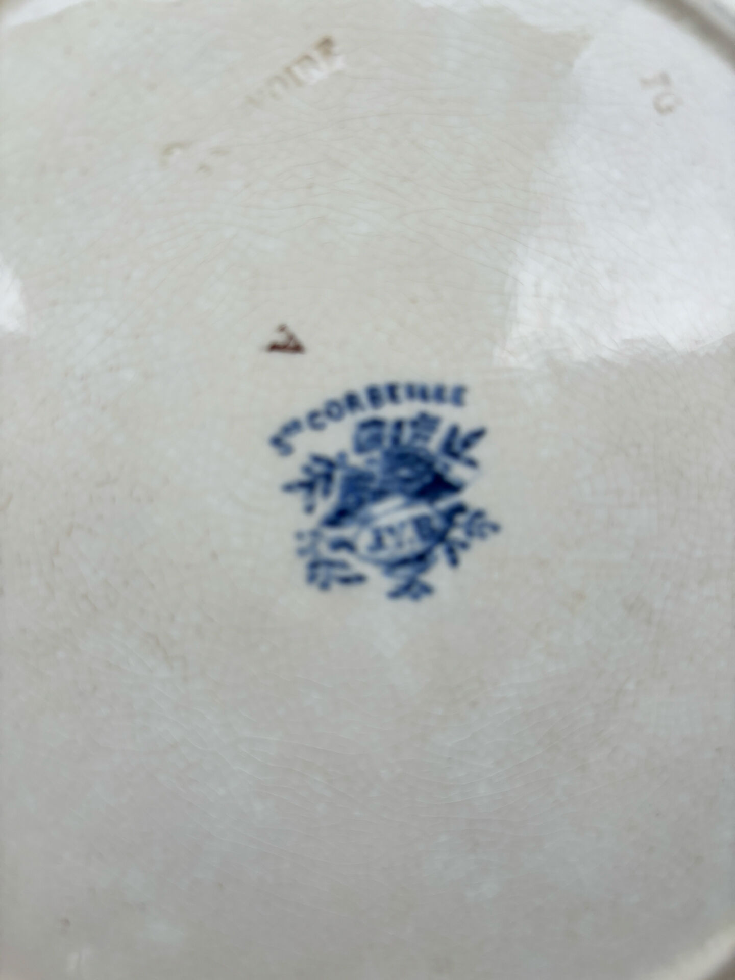 2 ceramic plates from the 19th century
