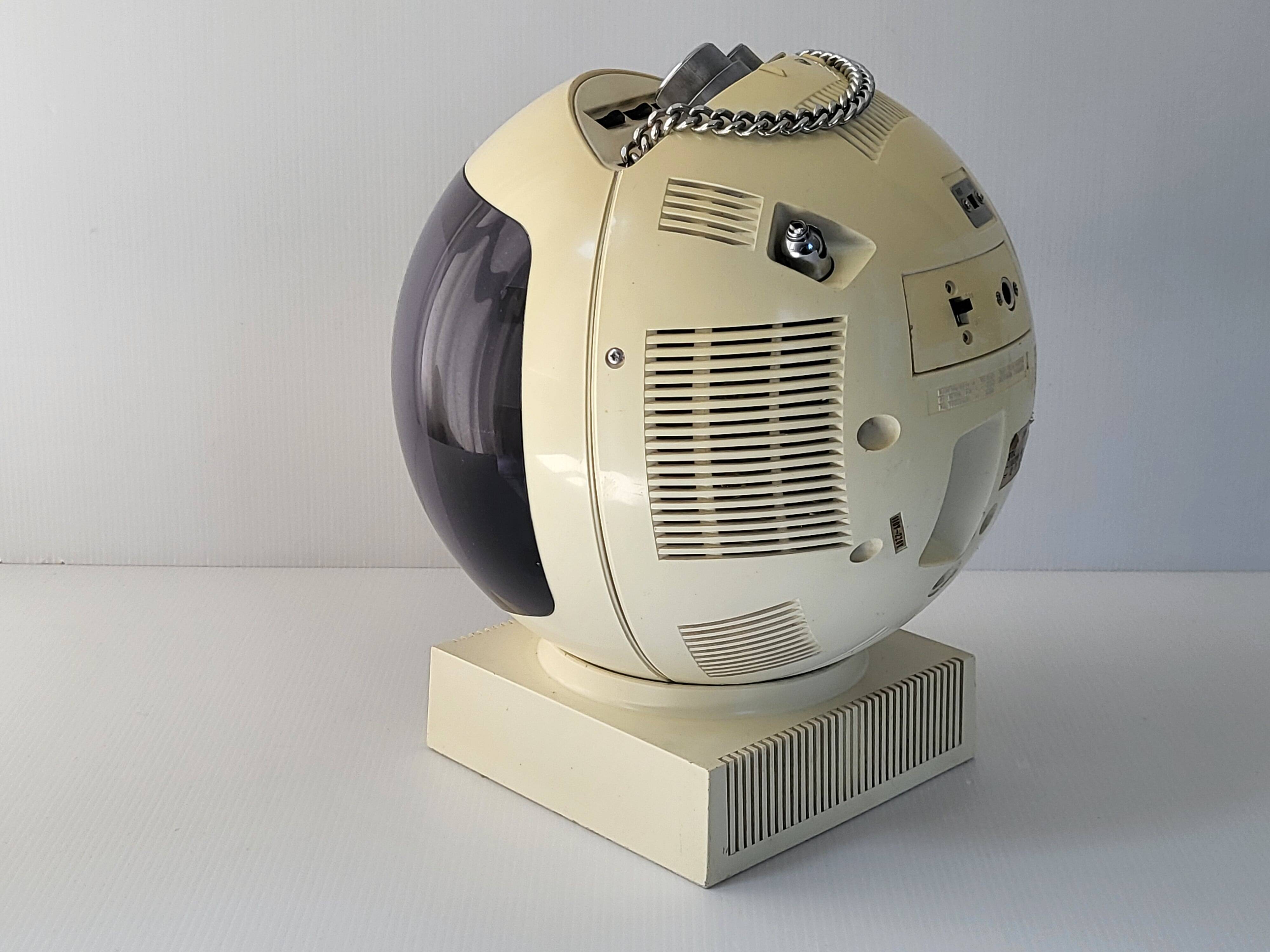 Vintage television JVC NIVICO Videosphere 1970 space age