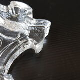 Suite 4 ashtrays candle holders glass of the 1970s puzzle