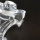 Suite 4 ashtrays candle holders glass of the 1970s puzzle