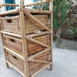 Wicker chest of drawers