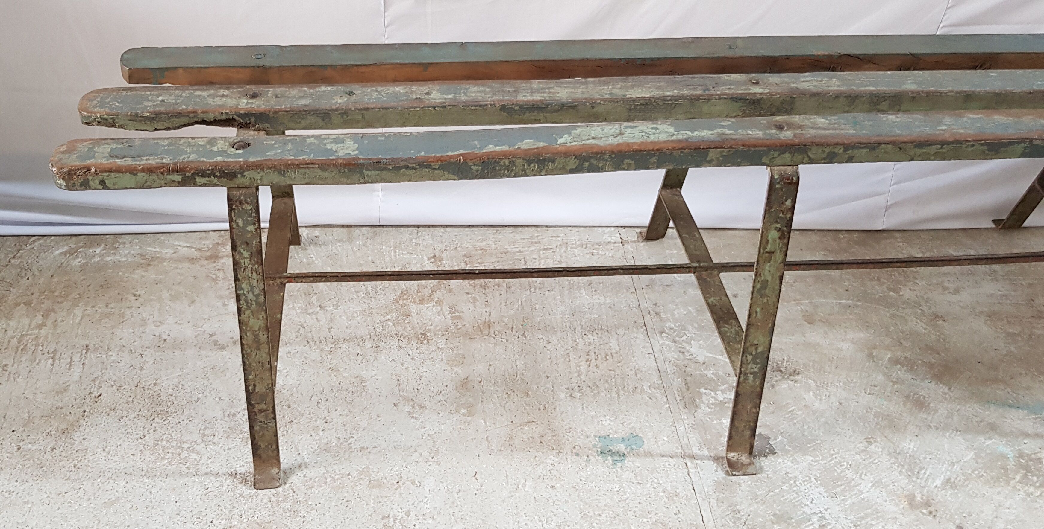 Former clubhouse bench