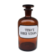 Apothecary bottle, "TINCT. RHEI VINOS.", Germany 1930