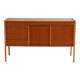Buffet scandinave en teck avec bureau escamotable, années 1960