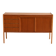 Buffet scandinave en teck avec bureau escamotable, années 1960