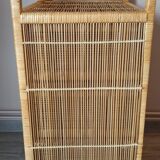 Extra cabinet 3 wicker rattan drawers