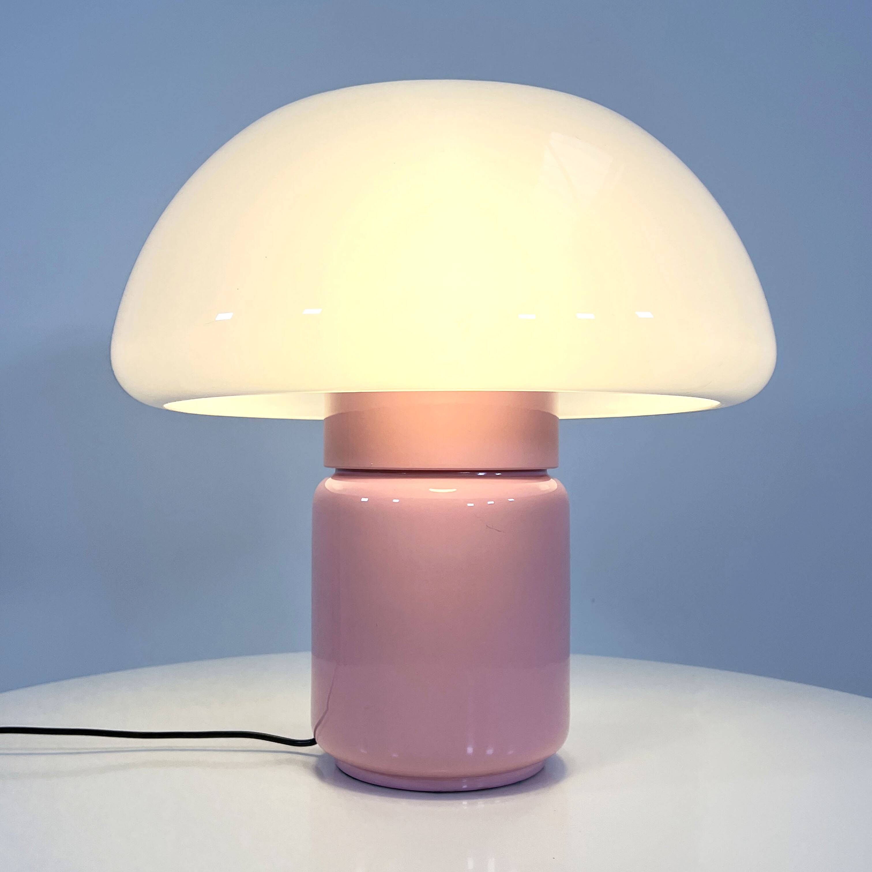 Mushroom Rose table lamp by Elio Martinelli for Martinelli Luce, 1970