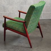 Pair of green armchairs by Jiri Jiroutek for Interier Praha 1960