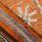 3x13 vintage modern runner rug, 87x391cm