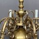 Chandelier from an old castle in solid bronze.