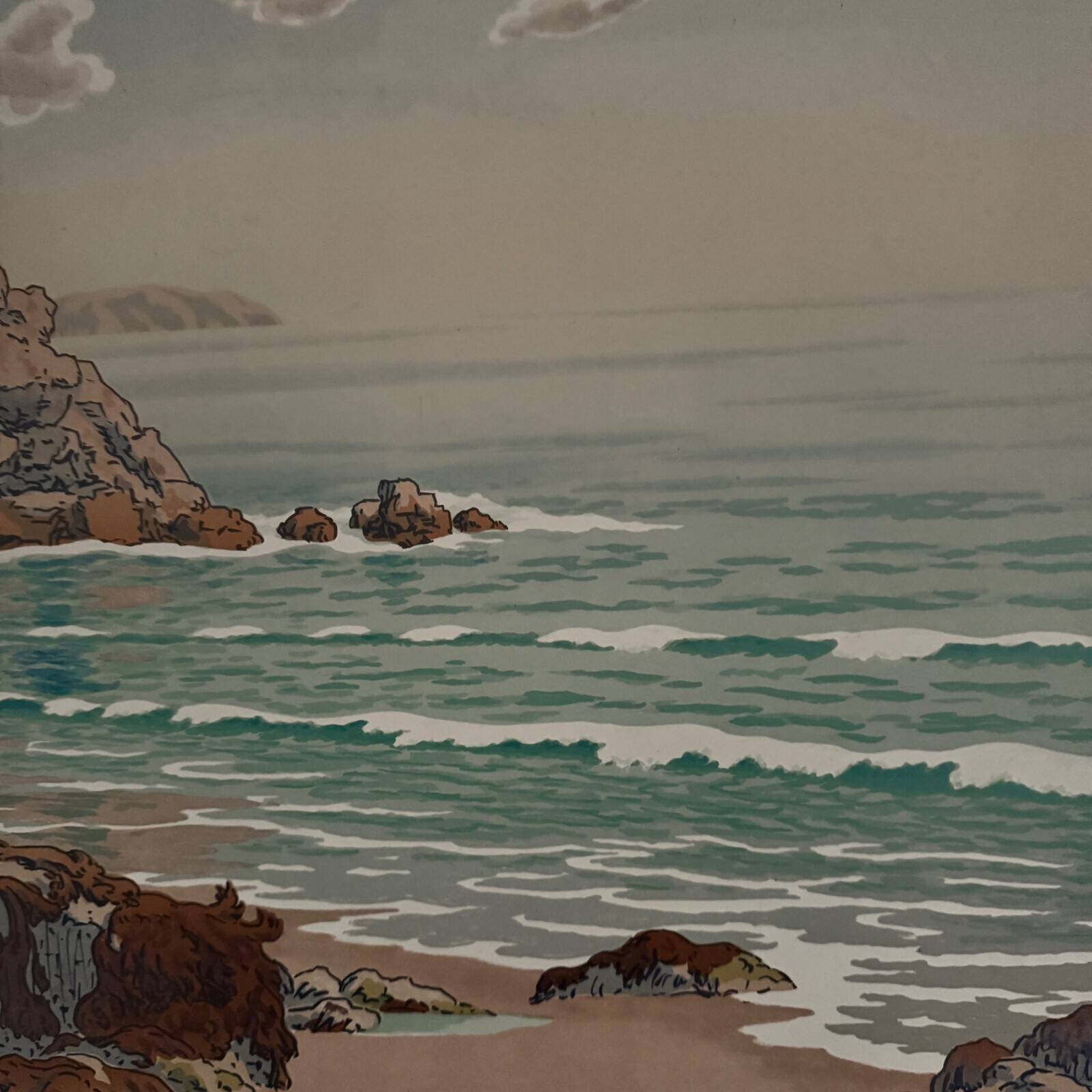 Lithograph by Henri Rivière Aspects of Nature - The Sea