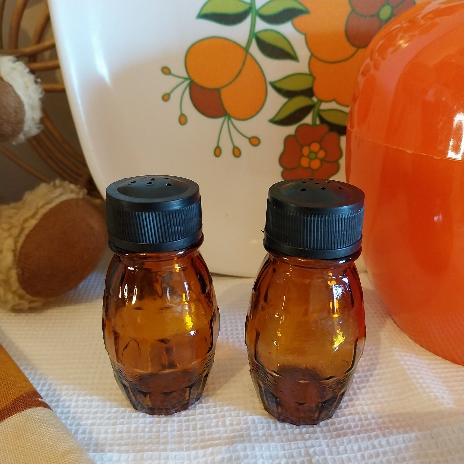 Vintage salt and pepper shakers